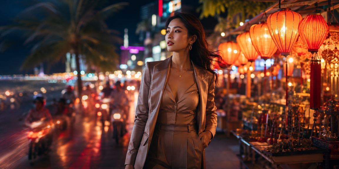 Chợ đêm Phú Quốc rực rỡ và không khí giải trí sôi động gắn liền với chương trình VIP bonus